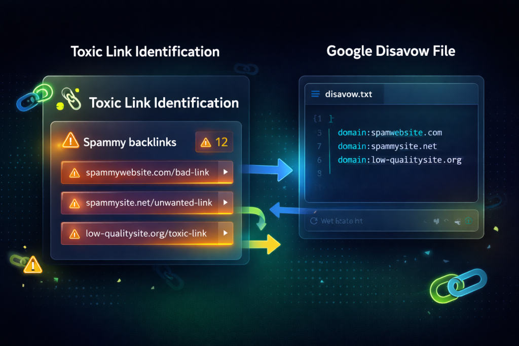 backlink audit using Ahrefs Majestic