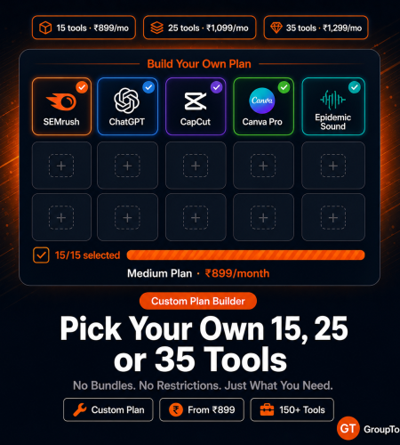GroupToolz Custom Plan Builder: Pick Your Own 15, 25, or 35 Tools (2026)